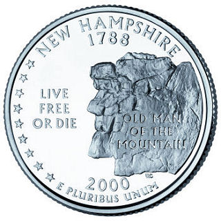 2000 - New Hampshire State Quarter (D)